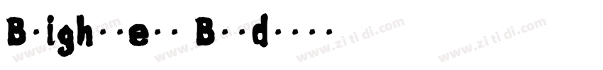 Brightwell Bold字体转换